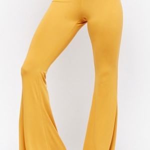 Orange Flare Pants- Forever 21